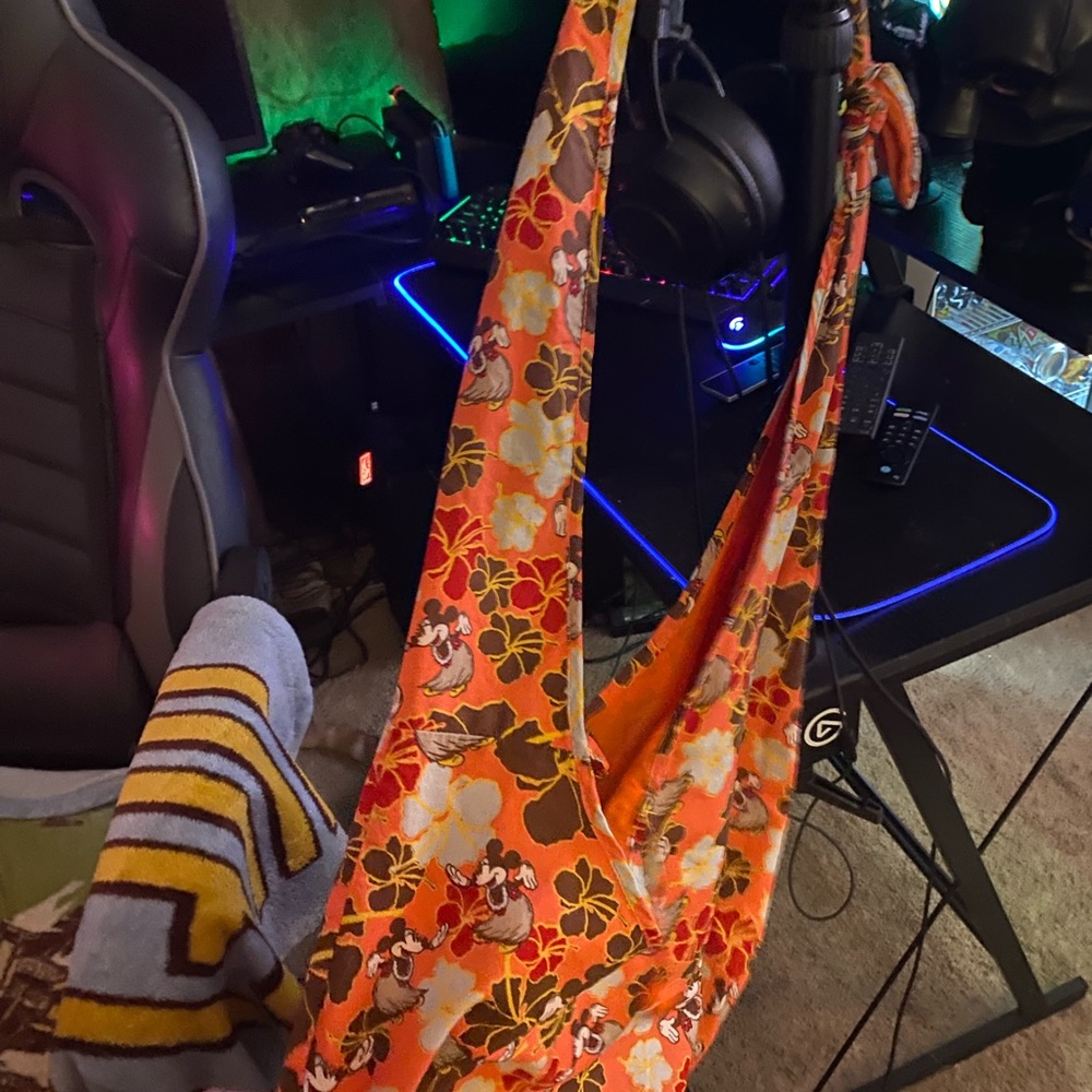 large Disneyland Minnie mouse Hawaiian BoHo/beach style purse very cute✨🍍✨ - Picture 8 of 12